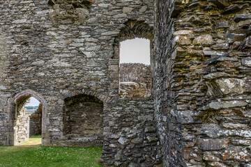 Ancient historic ruin of Glenluce Abbey Dumfries and Galloway, Scotland tourist attraction