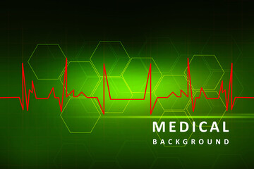 2D illustration medical structure background
