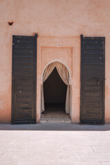 entrance to the building Marocco 