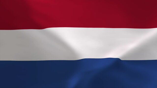 Netherlands Waving Flag Animation 4K Moving Wallpaper Background