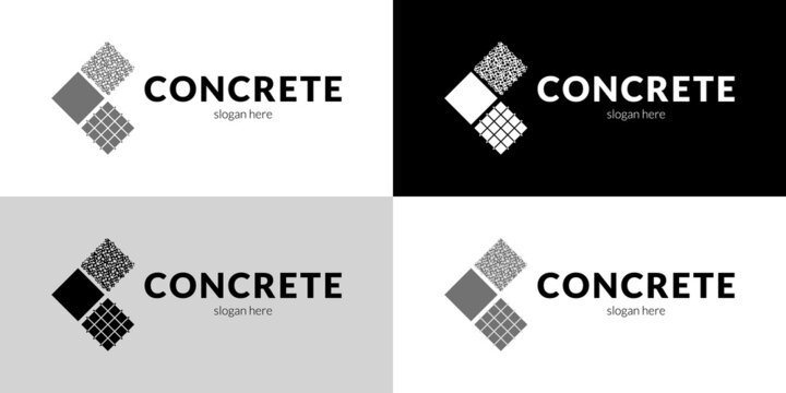 Premium concrete logo