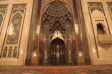 Obraz premium Sultan Qaboos Mosque in the Sultanate of Oman