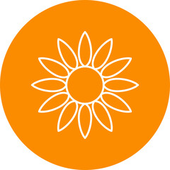 Sunflower Icon Design