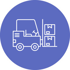 Fork Lift Icon Design