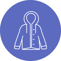 Rain Coat Icon Design