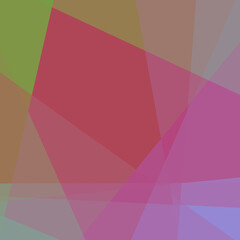 Fototapeta premium Abstract computational color Polygones background illustration