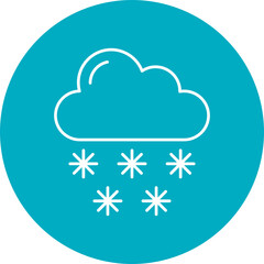 Snow Fall Icon Design