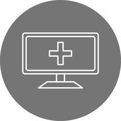 Online Medical Help Icon Design