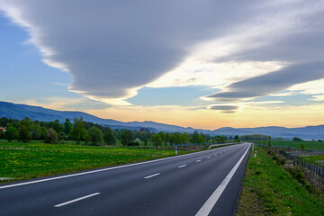 road in the mountains