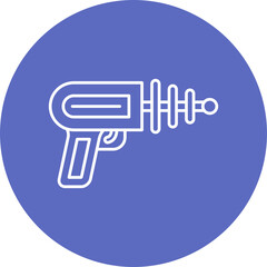 Space Gun Icon Design