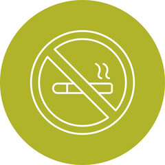 No Smoking Icon Design