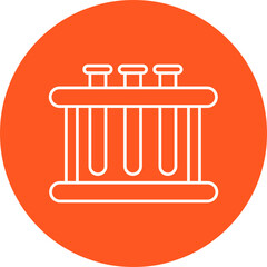 Test Tubes Icon Design
