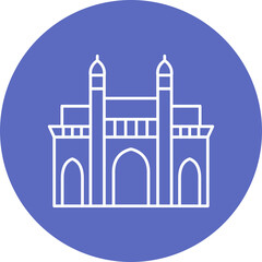 India Gateway Icon Design
