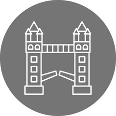 Tower Bridge Icon Design