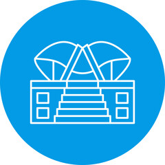 Dpr Building Icon Design