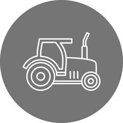 Tractor Icon Design