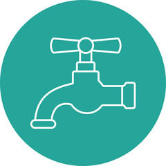 Water Tap Icon Design