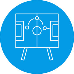 Football Strategy Icon Design