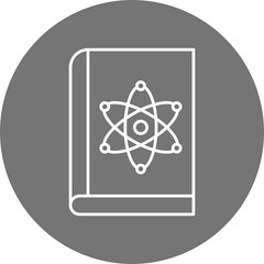 Physics Book Icon Design