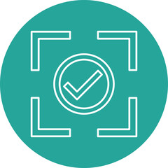 Scan Approved Icon Design