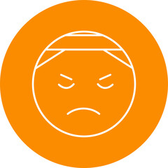 Injury Emoji Icon Design
