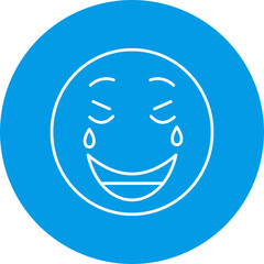 Laugh Emoji Icon Design