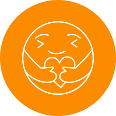 Obraz premium Care Emoji Icon Design