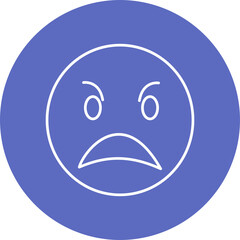 Angry Emoji Icon Design
