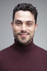 Fototapeta premium Portrait of smiling young man