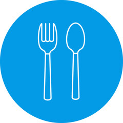 Fork Spoon Icon Design