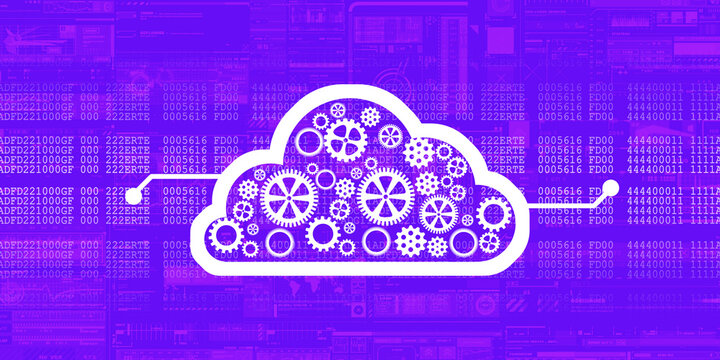 2d rendering technology Cloud computing with gear

