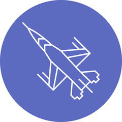 Fighter Jet Icon Design