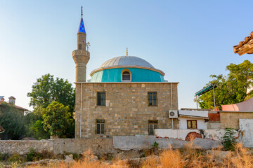 Mosque in center of Side, Antalya region, Turkey