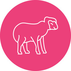 Obraz premium Sheep Icon Design