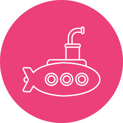 Submarine Icon Design