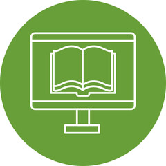 Online Library Icon Design