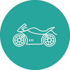 Fototapeta na wymiar Motorcycle Icon Design