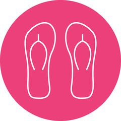 Slippers Icon Design