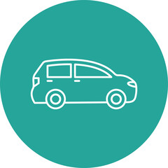 Car Travel Icon Design