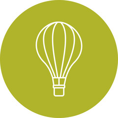 Air Ballon Icon Design