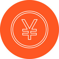 Obraz premium Yen Icon Design