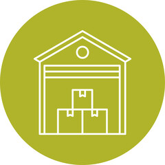Warehouse Icon Design