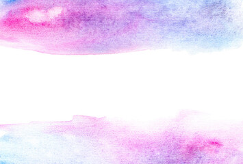 Border of Abstract watercolor paper textured illustration for grunge templates design, vintage card with copy space