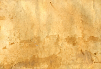 Vintage paper for writing on white background