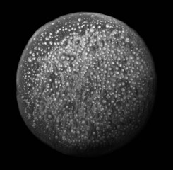 Textured background of bright planet