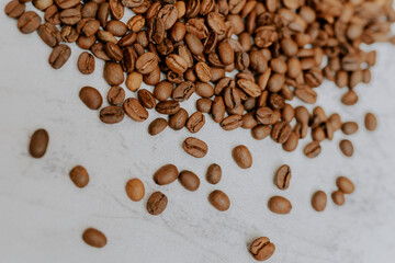 Coffee beans. Isolated on a white background