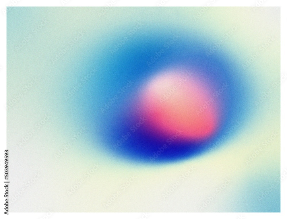 Wall mural blue and pink abstract gradient blurred background with grainy noise effect. grainy noise abstract b