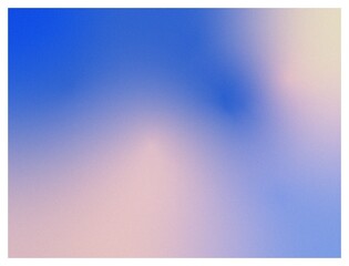 Blue abstract gradient blurred background with grain noise effect.