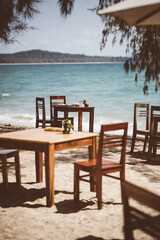 restaurant on the beach