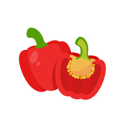 Sweet and colorful bell peppers for cooking